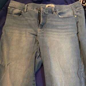 Angel Forever Blue Straight Leg Jeans Classic Style